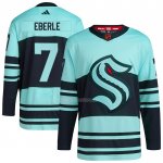 Maglia Hockey Seattle Kraken Jordan Eberle Reverse Throwback 2.0 Autentico Blu