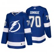 Maglia Hockey Tampa Bay Lightning Louis Domingue Home Autentico Giocatore Blu