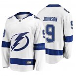 Maglia Hockey Tampa Bay Lightning Tyler Johnson 2019 Away Breakaway Bianco
