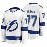 Maglia Hockey Tampa Bay Lightning Victor Hedman 2019 Away Breakaway Bianco
