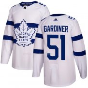 Maglia Hockey Toronto Maple Leafs Jake Gardiner Autentico 2018 Stadium Series Bianco
