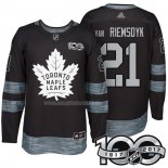 Maglia Hockey Toronto Maple Leafs James Van Riemsdyk 1917-2017 100th Anniversario Nero