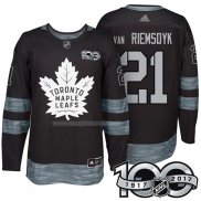 Maglia Hockey Toronto Maple Leafs James Van Riemsdyk 1917-2017 100th Anniversario Nero
