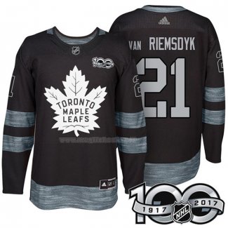 Maglia Hockey Toronto Maple Leafs James Van Riemsdyk 1917-2017 100th Anniversario Nero