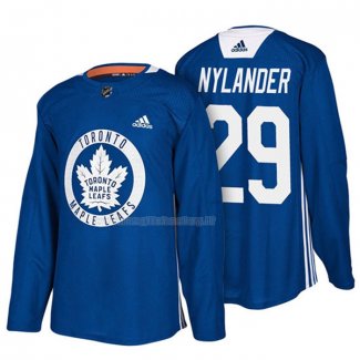 Maglia Hockey Toronto Maple Leafs William Nylander New Season Practice Blu