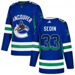 Maglia Hockey Vancouver Canucks Henrik Sedin Drift Fashion Blu