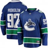 Maglia Hockey Vancouver Canucks Vasily Podkolzin Home Premier Breakaway Blu
