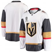 Maglia Hockey Vegas Golden Knights 2023 Stanley Cup Champions Away Breakaway Bianco