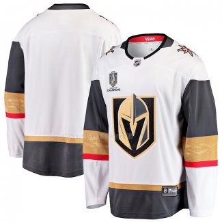 Maglia Hockey Vegas Golden Knights 2023 Stanley Cup Champions Away Breakaway Bianco