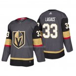 Maglia Hockey Vegas Golden Knights Maxime Lagace Home Autentico Giocatore Gris