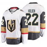 Maglia Hockey Vegas Golden Knights Nick Holden 2019 Away Breakaway Bianco