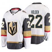 Maglia Hockey Vegas Golden Knights Nick Holden 2019 Away Breakaway Bianco