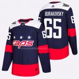 Maglia Hockey Washington Capitals Andre Burakovsky 2018 Stadium Series Blu