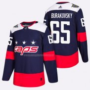 Maglia Hockey Washington Capitals Andre Burakovsky 2018 Stadium Series Blu