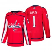 Maglia Hockey Washington Capitals Pheonix Copley Home Autentico Giocatore Rosso