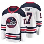 Maglia Hockey Winnipeg Jets Adam Lowry Heritage Breakaway Bianco