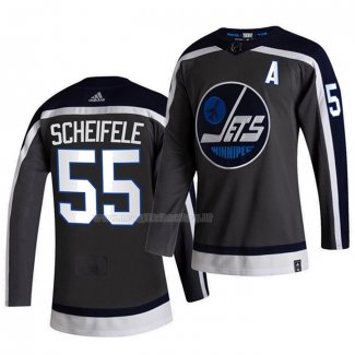 Maglia Hockey Winnipeg Jets Scheifele Nero