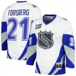 Maglia Hockey 1999 All Star Peter Forsberg Mitchell & Ness Blu Line Bianco