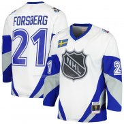 Maglia Hockey 1999 All Star Peter Forsberg Mitchell & Ness Blu Line Bianco