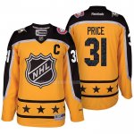 Maglia Hockey 2017 All Star Montreal Canadiens Carey Price Giallo