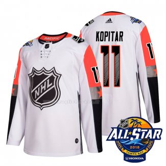 Maglia Hockey 2018 All Star Los Angeles Kings Anze Kopitar Autentico Bianco