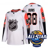 Maglia Hockey 2018 All Star San Jose Sharks Brent Burns Autentico Bianco
