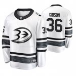 Maglia Hockey 2019 All Star Anaheim Ducks John Gibson Bianco