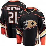 Maglia Hockey Anaheim Ducks Isac Lundestrom Home Breakaway Nero