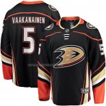 Maglia Hockey Anaheim Ducks Urho Vaakanainen Home Premier Breakaway Nero
