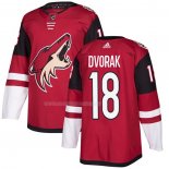 Maglia Hockey Arizona Coyotes Christian Dvorak Autentico Classic Rosso