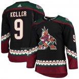 Maglia Hockey Arizona Coyotes Clayton Keller Home Autentico Nero