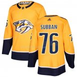 Maglia Hockey Bambino Nashville Predators P.k Subban Home Autentico Giallo