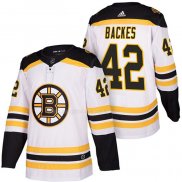 Maglia Hockey Boston Bruins David Backes 2018 Away Autentico Bianco