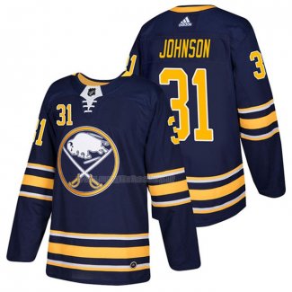 Maglia Hockey Buffalo Sabres Chad Johnson Home Autentico 2018 Blu