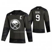 Maglia Hockey Buffalo Sabres Jack Eichel 2019 Veterans Day Camuffamento