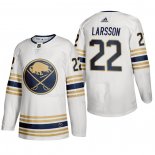 Maglia Hockey Buffalo Sabres Johan Larsson Tercera Bianco