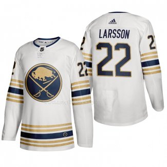 Maglia Hockey Buffalo Sabres Johan Larsson Tercera Bianco