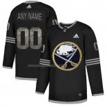 Maglia Hockey Buffalo Sabres Personalizzate Black Shadow Nero