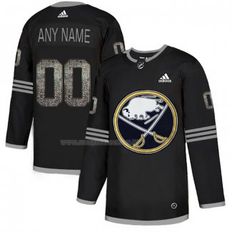 Maglia Hockey Buffalo Sabres Personalizzate Black Shadow Nero
