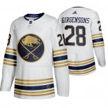 Maglia Hockey Buffalo Sabres Zemgus Girgensons Tercera Bianco
