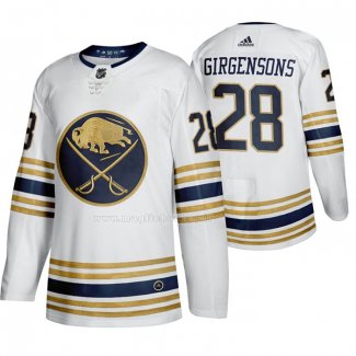 Maglia Hockey Buffalo Sabres Zemgus Girgensons Tercera Bianco