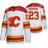 Maglia Hockey Calgary Flames Sean Monahan 2019 Heritage Classic Autentico Bianco
