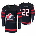 Maglia Hockey Canada Dylan Cozens 2020 Iihf World Junior Championship Nero
