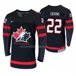 Maglia Hockey Canada Dylan Cozens 2020 Iihf World Junior Championship Nero