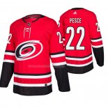 Maglia Hockey Carolina Hurricanes Brett Pesce Home Autentico Rosso