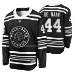 Maglia Hockey Chicago Blackhawks Calvin de Haan Premier Alternato Nero