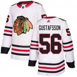 Maglia Hockey Chicago Blackhawks Erik Gustafsson Road Autentico Bianco