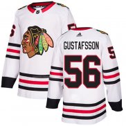 Maglia Hockey Chicago Blackhawks Erik Gustafsson Road Autentico Bianco