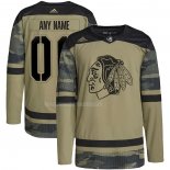 Maglia Hockey Chicago Blackhawks Personalizzate Military Appreciation Team Autentico Practice Camuffamento