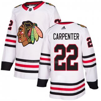 Maglia Hockey Chicago Blackhawks Ryan Carpenter Road Autentico Bianco